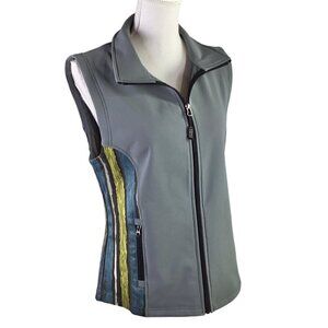 Boardroom Eco Apparel NWT Twilight Vest Canada Full Zip Size M Embroidered 'KI'